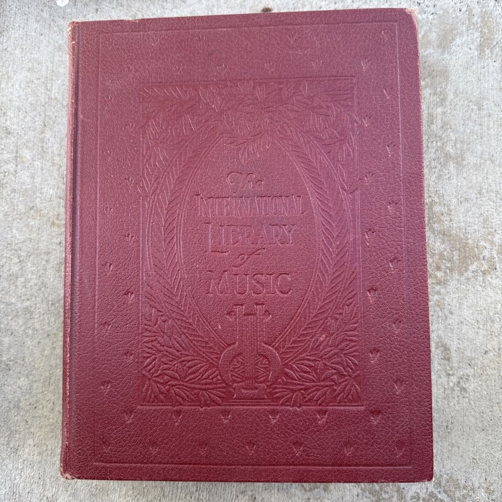 Vintage 1934 International Library of Music Vol. 5 Piano Series Hardcover Book